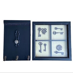 Rustic Antique Inspired Wall Art Key Hook